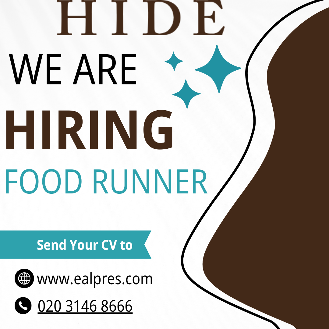 Food Runner job in London