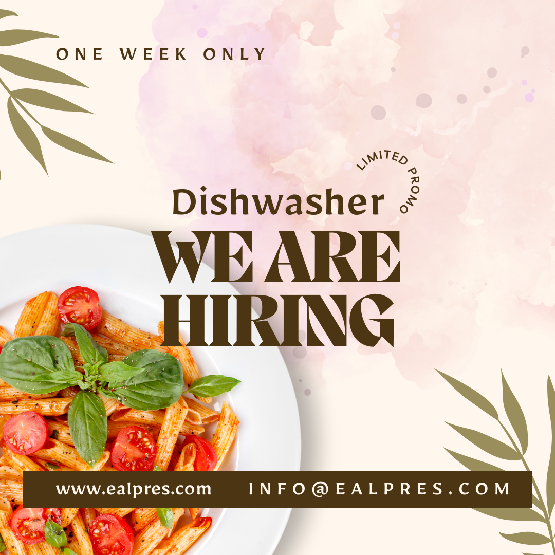 Dishwasher Job In Uk