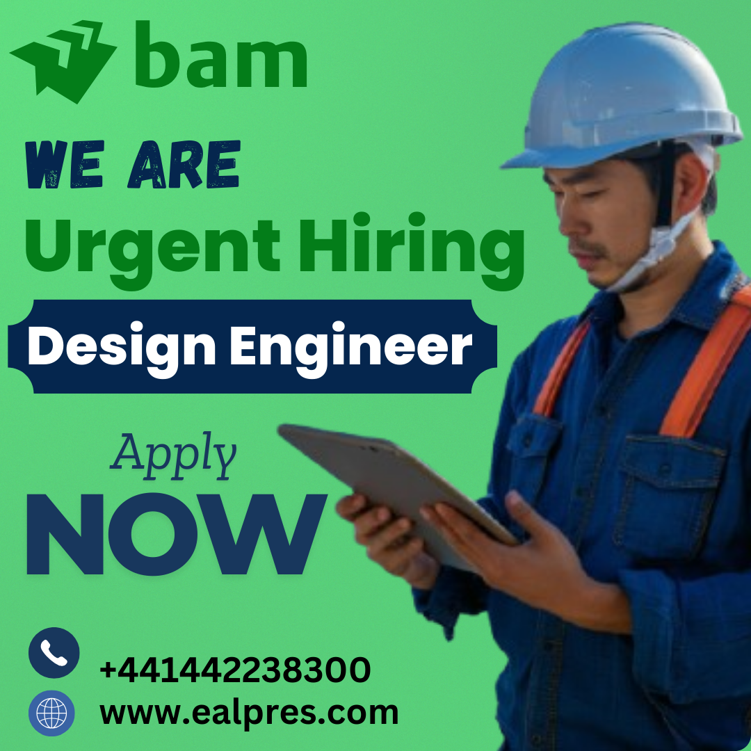 Design Engineer Job In UK 