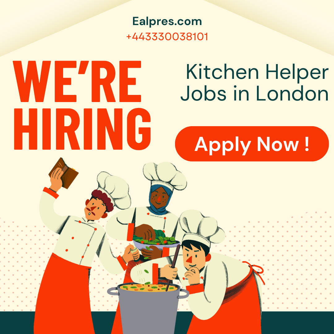 kitchen helper jobs in london